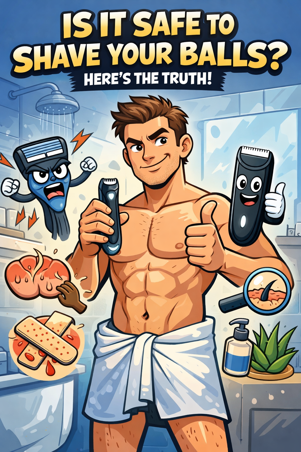 Is it safe to shave your balls? Here's the truth