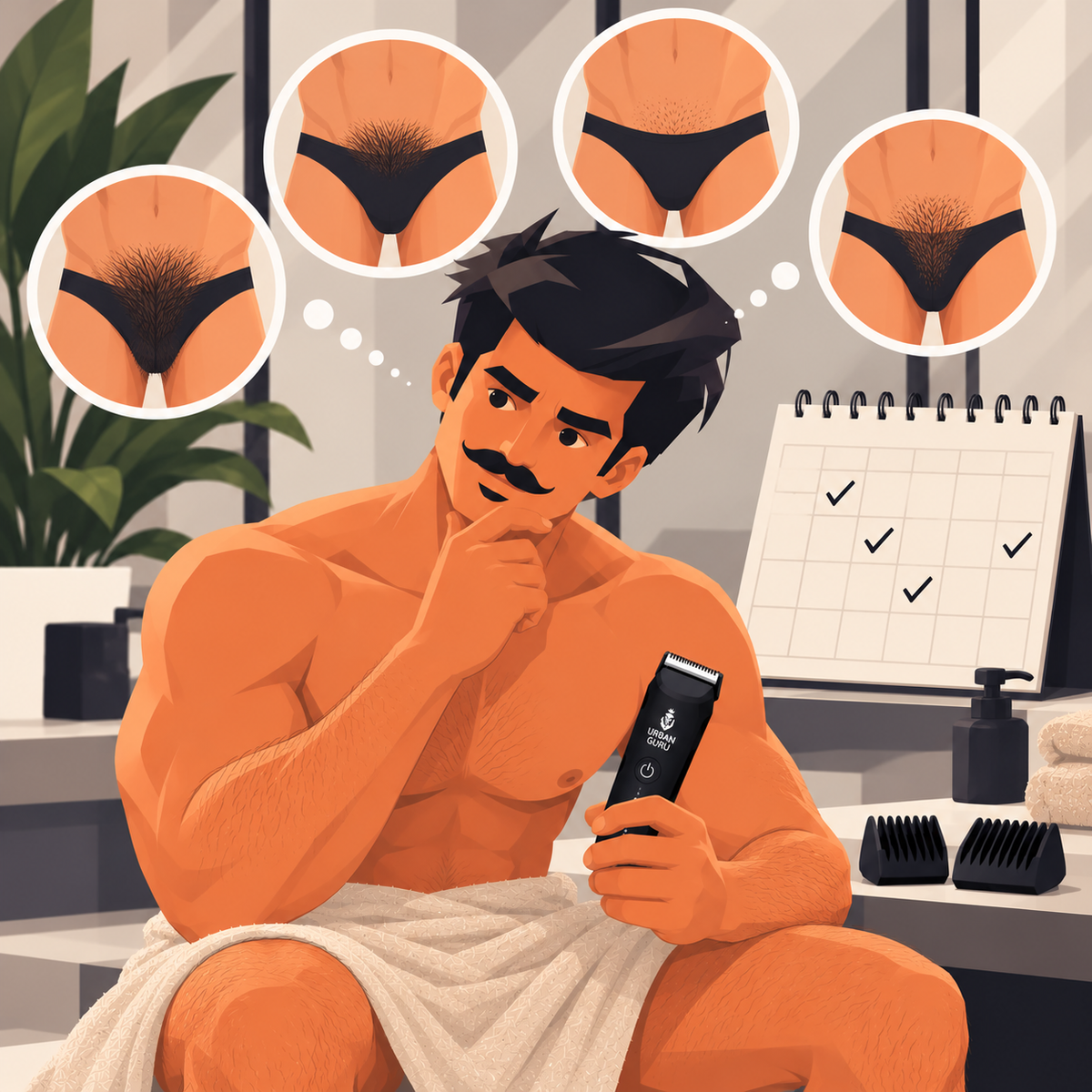 How Often Should Men Trim Pubic Hair? | Urban Guru